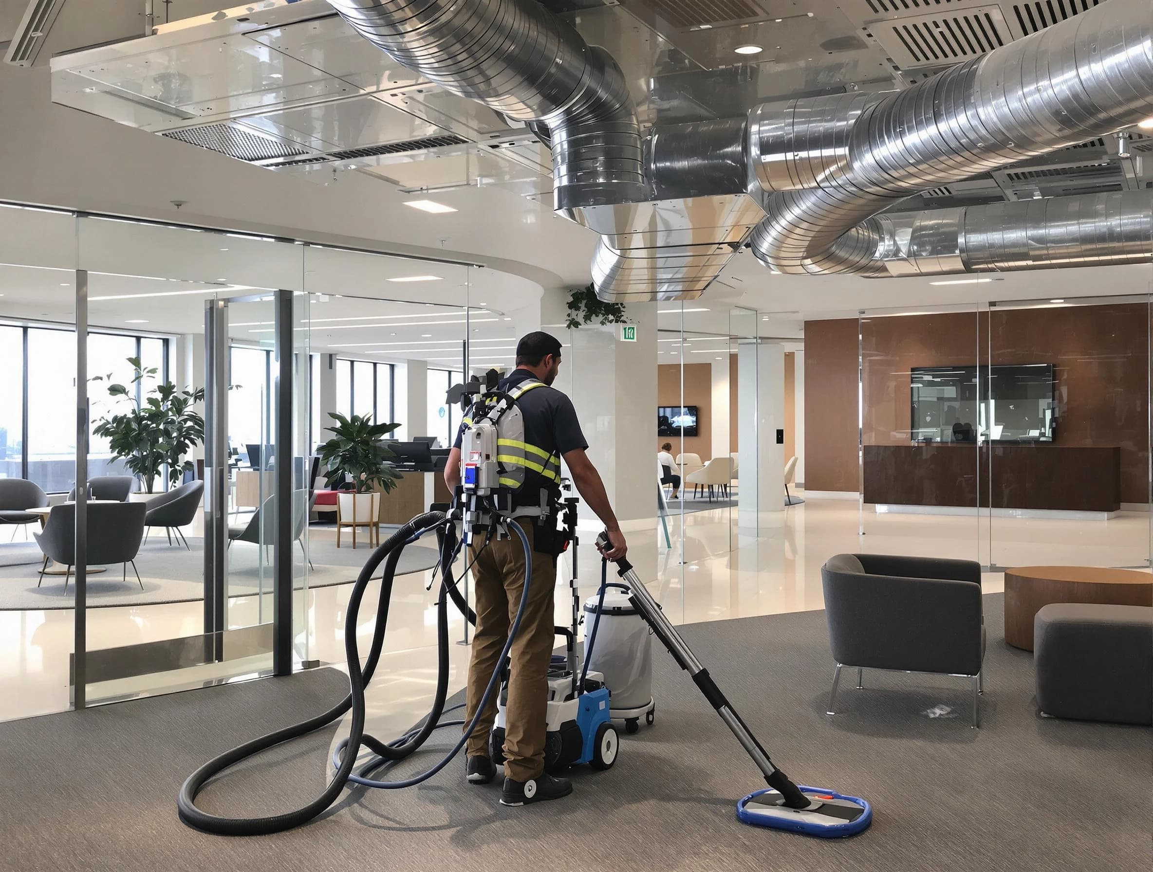 Commercial duct cleaning service by Longmont Air Duct Cleaning in Longmont