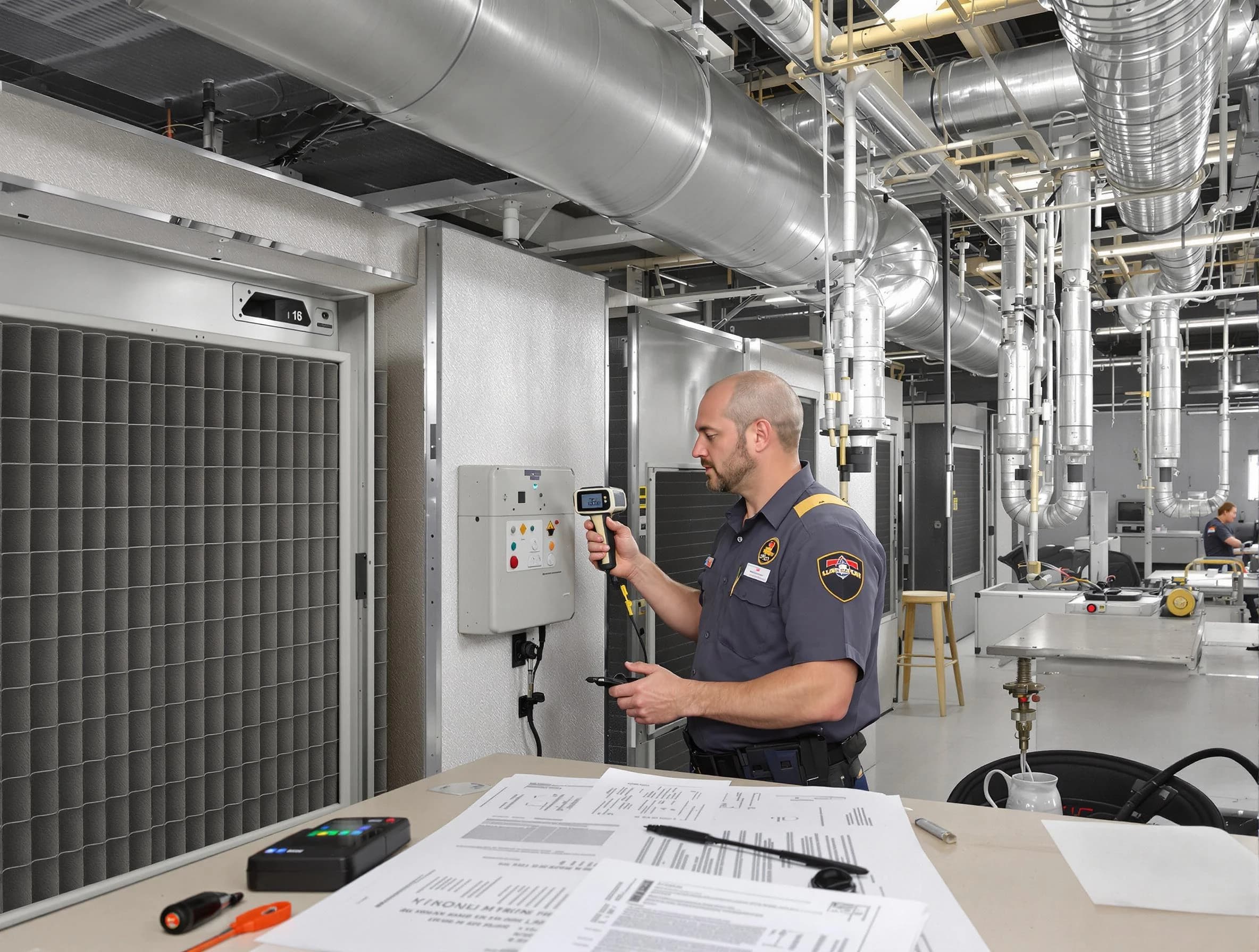 Professional filter system inspection by Longmont Air Duct Cleaning in Longmont