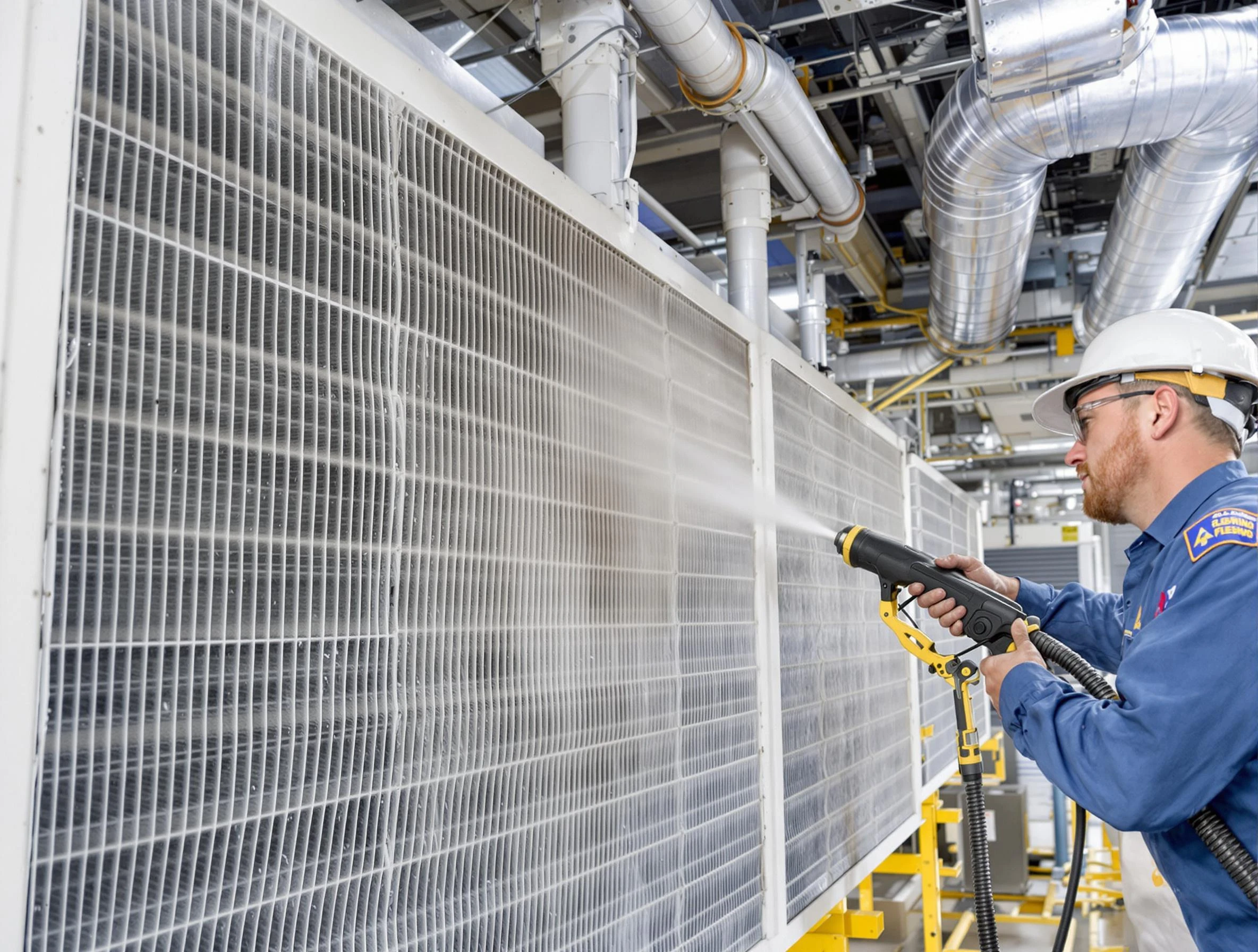 Professional commercial coil cleaning by Longmont Air Duct Cleaning in Longmont