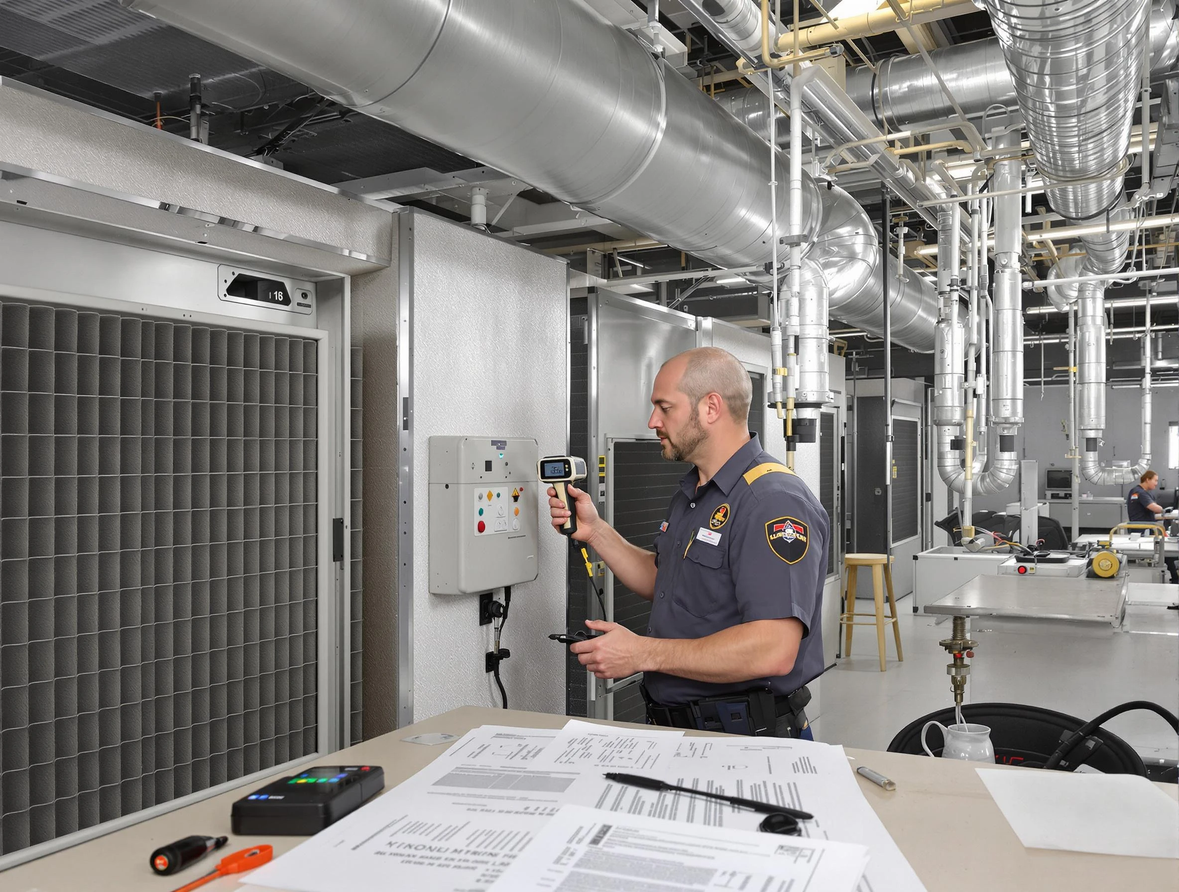 Professional filter system inspection by Longmont Air Duct Cleaning in Longmont