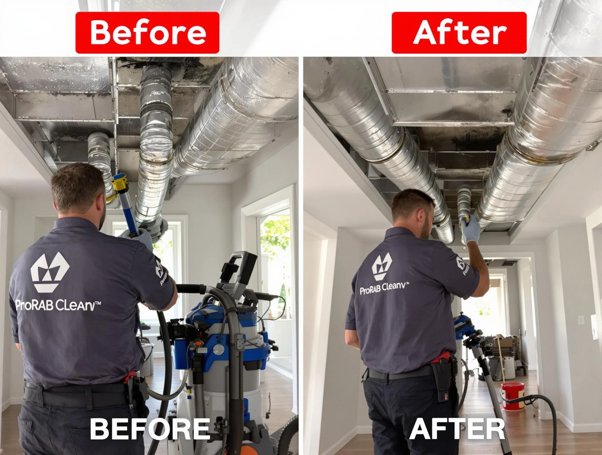 Longmont Air Duct Cleaning expert performing thorough residential duct cleaning in a Longmont home